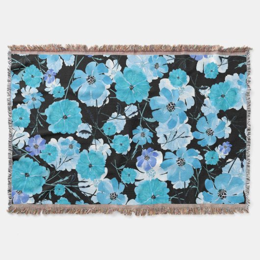 Blume in Aquarellfarben: Ein zartes Band Decke (Vorderseite)