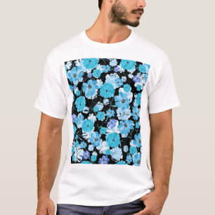 Blume in Aquarellfarben: Ein zartes Band T-Shirt