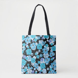 Blume in Aquarellfarben: Ein zartes Band Tasche
