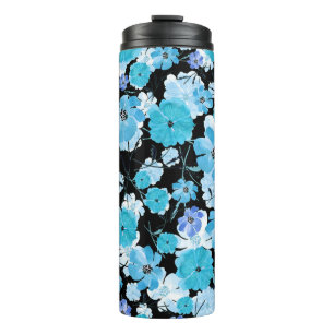 Blume in Aquarellfarben: Ein zartes Band Thermosbecher