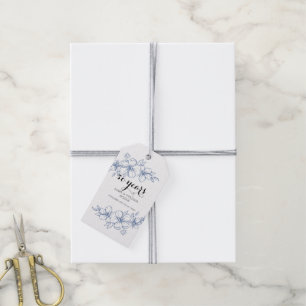 Blume in Aquarellfarben Geschenk Geschenkanhänger