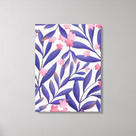 Blume in Aquarellfarben Leinwanddruck