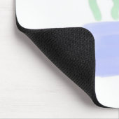 Blume in Aquarellfarben Mousepad (Ecke)