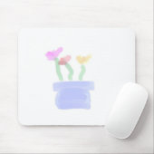 Blume in Aquarellfarben Mousepad (Mit Mouse)