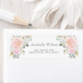 Blume in Aquarellfarben setzen sich durch rosa Flo (Insitu)