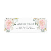 Blume in Aquarellfarben setzen sich durch rosa Flo (Vorne)