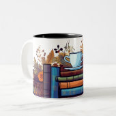 Blume in Aquarellfarben Wildblumen Tasse (Vorderseite Links)