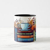 Blume in Aquarellfarben Wildblumen Tasse (Mittel)