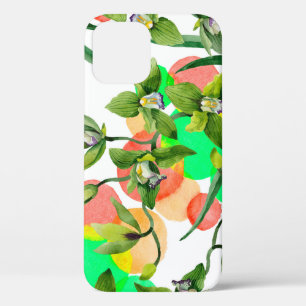 Blume in Aquarellgrün orchid. Floral botanisch Case-Mate iPhone Hülle