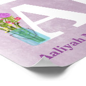 Blume in Ball Mason Vase Custom Giro del Malcanton Poster (Ecke)