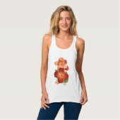 Blume in Begonia Tank Top (Vorderseite Vollansicht)