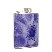 Blume in blau flachmann (Rechts)