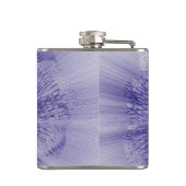 Blume in blau flachmann (Rückseite)