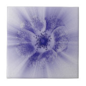 Blume in blau fliese (Vorderseite)