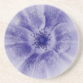 Blume in blau getränkeuntersetzer (Vorne)