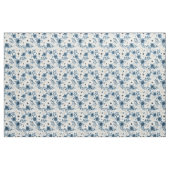 Blume in Blau und Beige Stoff (Fat Quarter (45,7 x 55,9 cm))