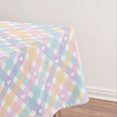 Blume in Blau und Beige Tischdecke (Beispiel)