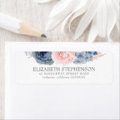 Blume in blau und blau Wasserfarbe Elegant (Insitu)