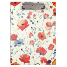 Blume in Blau und Rot