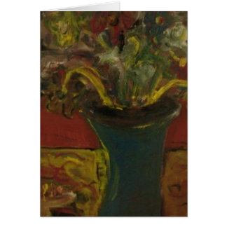 BLUME IN BLAUE VASE