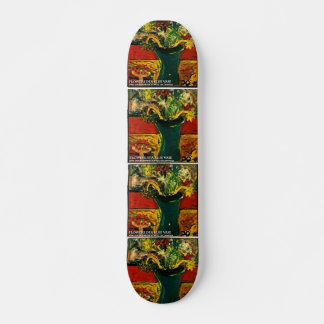BLUME IN BLAUE VASE SKATEBOARD