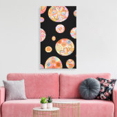 Blume in Bloom Canvas Print Leinwanddruck (Insitu (Wohnzimmer))