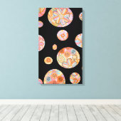 Blume in Bloom Canvas Print Leinwanddruck (Insitu (Holzboden))