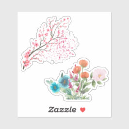 Blume in Bloom v1 Aufkleber