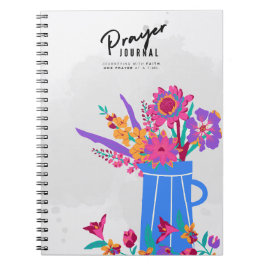 Blume in Blue Vase | Prayer Journal Notizblock