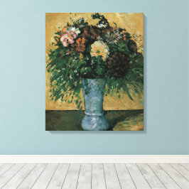 Blume in Blue Vase von Paul Cezanne Vintag Art Leinwanddruck