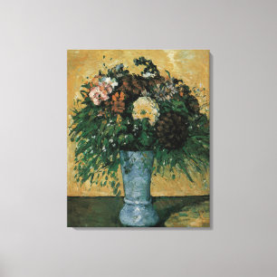 Blume in Blue Vase von Paul Cezanne Vintag Art Leinwanddruck
