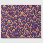 Blume in Blütenpapier Geschenkpapier (Flach)