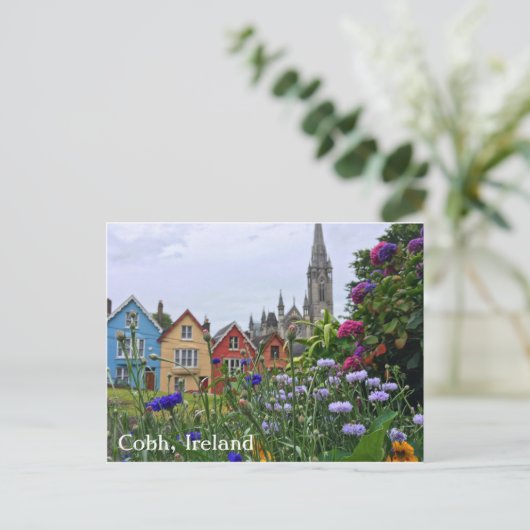 Blume in Cobh, Irland Postcard Postkarte (Stehend Vorderseite)