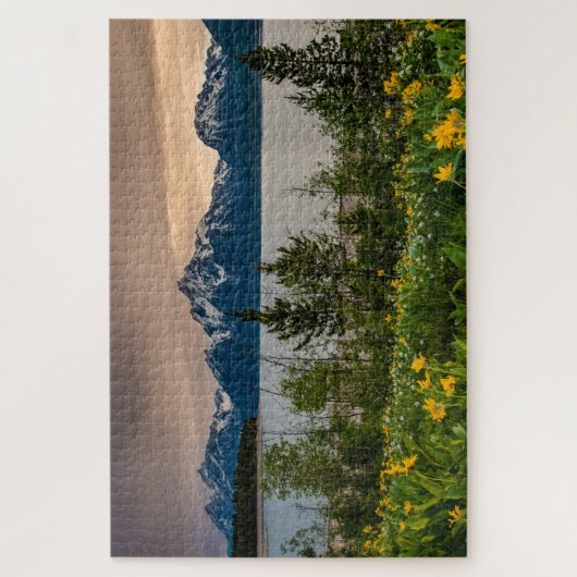 Blume in Colter Bay Puzzle (Vertikal)