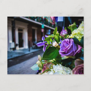 Blume in da Quarters Postkarte