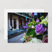 Blume in da Quarters Postkarte (Vorne/Hinten)