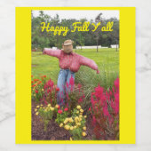 Blume in den Bok Tower Gardens FL Weinetikett (Einzelnes Label)