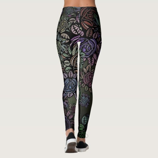 Blume in den Leggings (Rückseite)