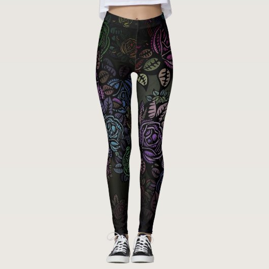 Blume in den Leggings (Vorderseite)