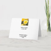 Blume in den Ruinen Karte (Rückseite)