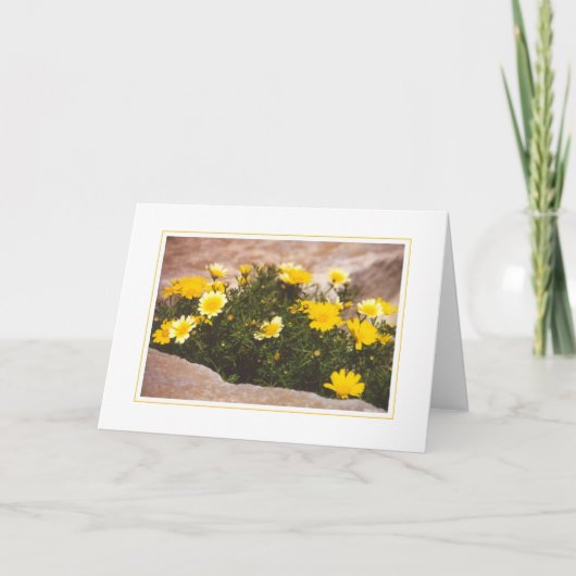 Blume in den Ruinen Karte (Vorderseite)