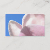 Blume in der Himmel-Geschäfts-Karte Visitenkarte (Rückseite)