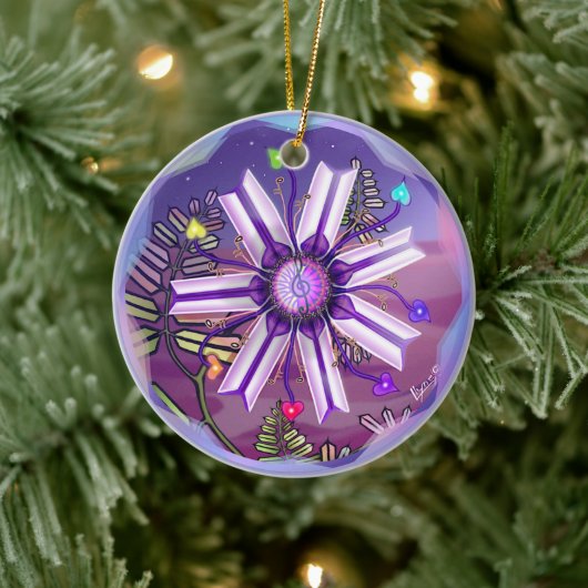 Blume in der Keramik der Wüste Ornament (Baum)