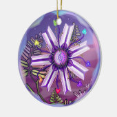 Blume in der Keramik der Wüste Ornament (Links)