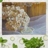 Blume in der Landeshauptstadt: Hochzeit speichern Küchentuch (Gefaltet)