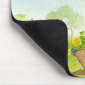 Blume in der Landschaft der Rollbarren Mousepad (Ecke)