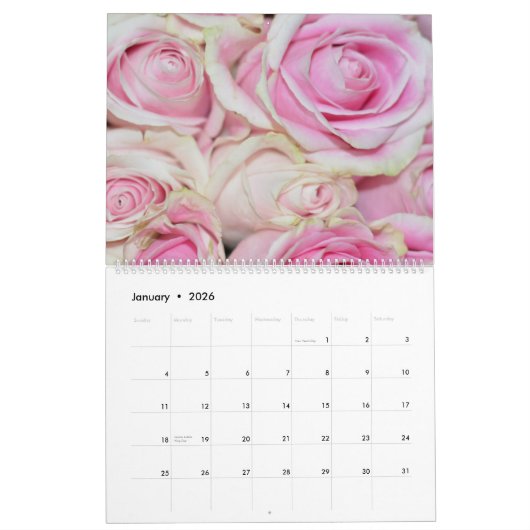 Blume in der Natur Kalender (Jan 2026)