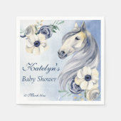 Blume in der Ranch Wasserfarbe Kinderdusche Serviette (Vorderseite)