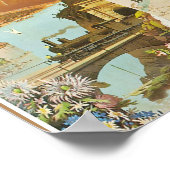 Blume in der Schweiz Poster (Ecke)