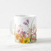 Blume in der Tasse des Gartenkaffees (Vorderseite Links)